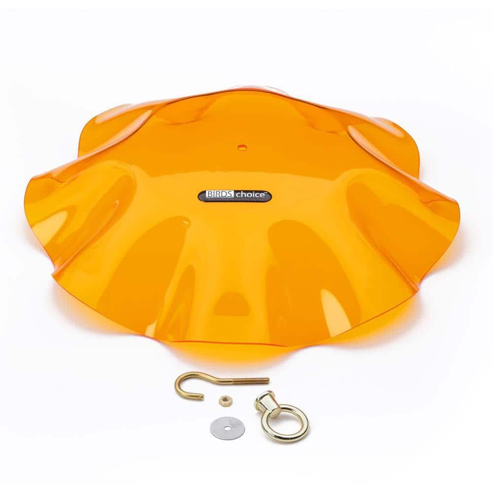 Birds Choice Birds Choice 13" Acrylic Bird Feeder Weatherguard, Yellow
