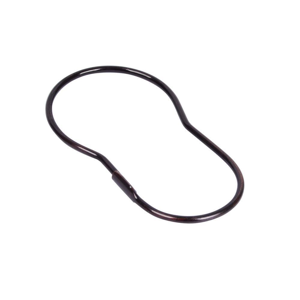 Utopia Alley Utopia Alley Rustproof Fixed Mount Single Curved Shower Rod, Aluminum, adjustable from 45" to 72" Wide