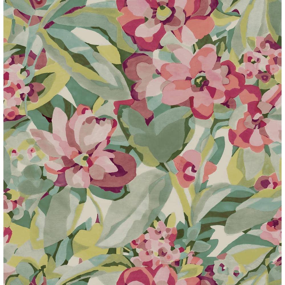 Belles Fleurs Peel & Stick Floral Roll