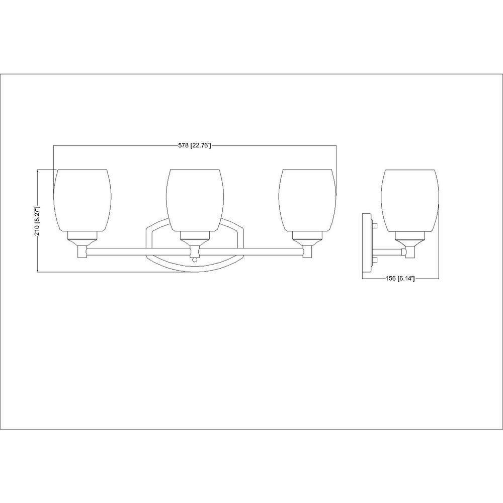 Z-Lite Kendrick 3 Light Vanity