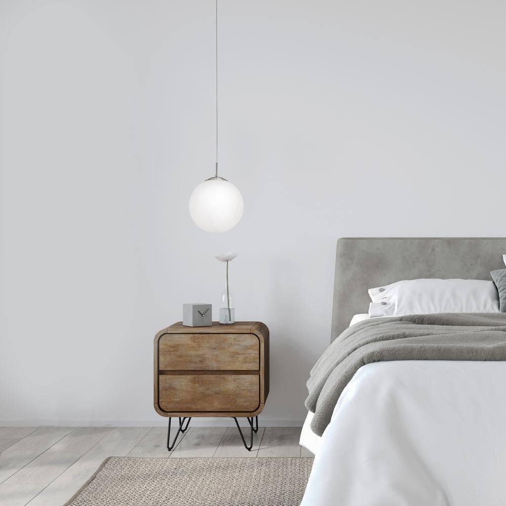 Eglo USA Rondo 8526 Opal Glass Hanging Pendant Light