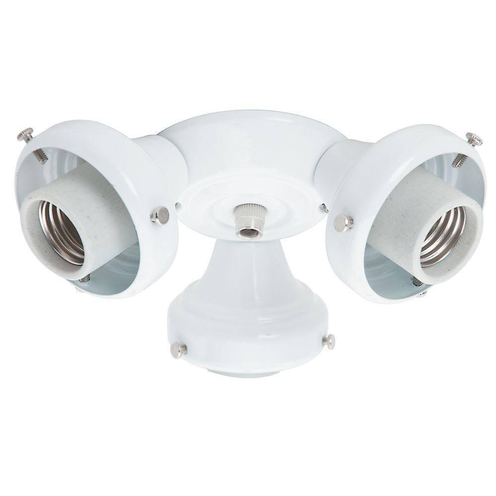 Hunter Fan 3-Light Branched Ceiling Fan Light Fitter