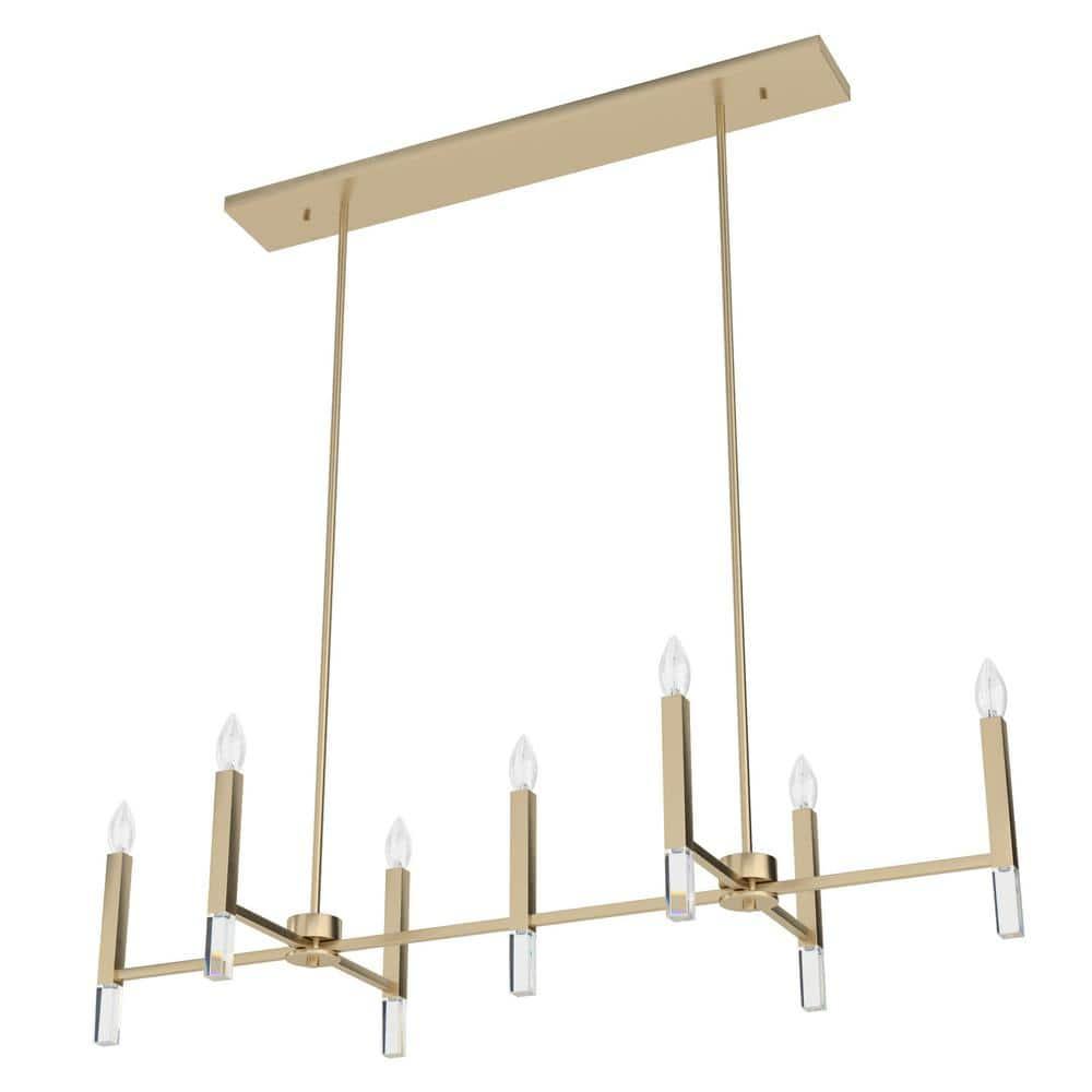 Hunter Fan Sunjai 7 Light Linear Ceiling Light Fixture