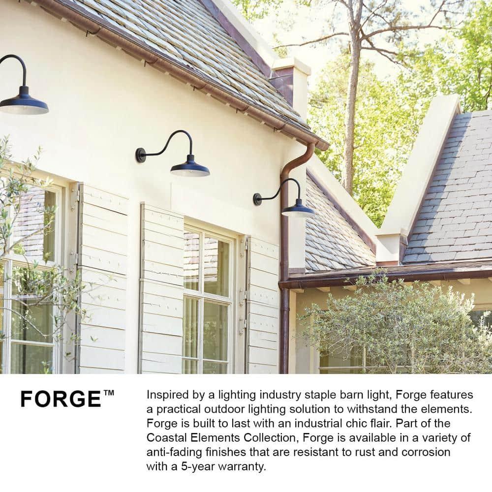 Hinkley Lighting - Forge - 1 Light Outdoor Medium Flush Mount In Traditional and