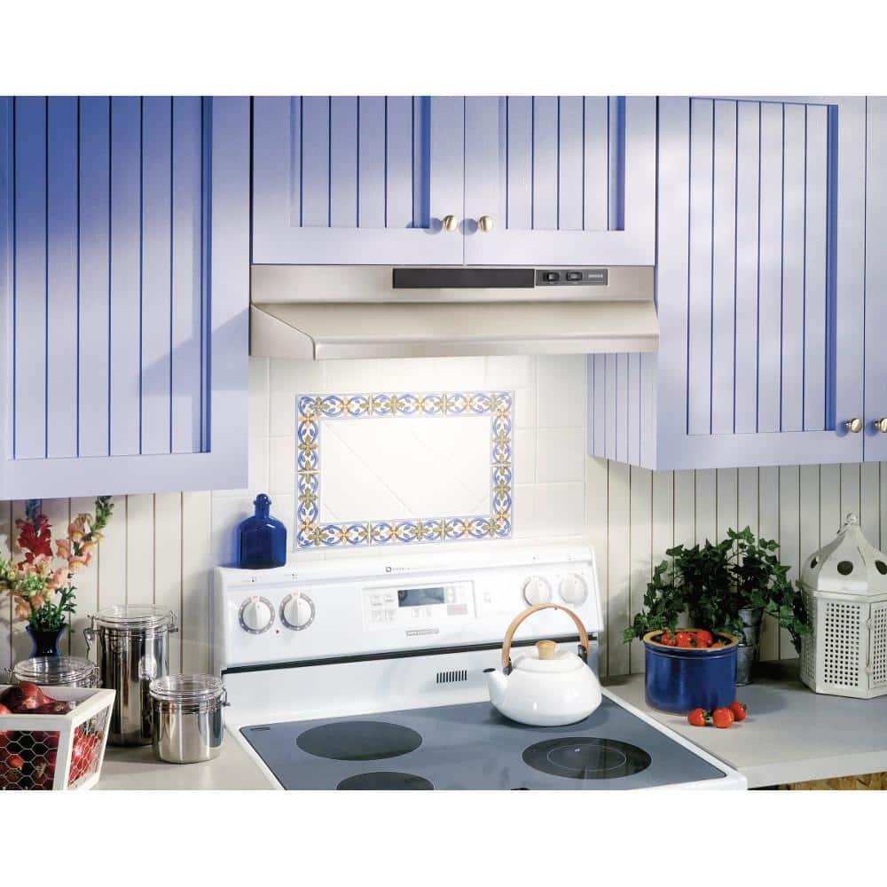 Broan NuTone Broan NuTone 24" Steel 190 CFM Convertible Under Cabinet Range Hood with Mesh Filter F402404