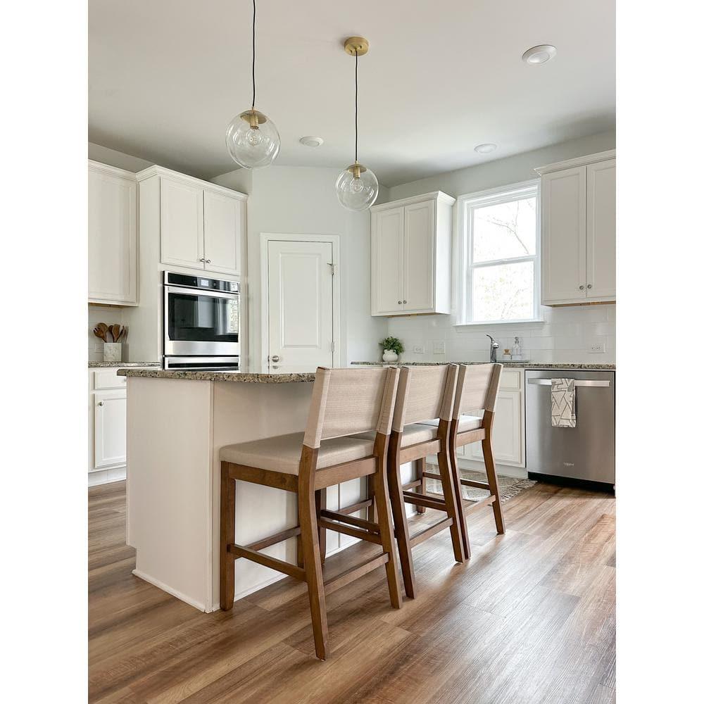 Nathan James Linus Set of 2 Counter Height Barstools Gray