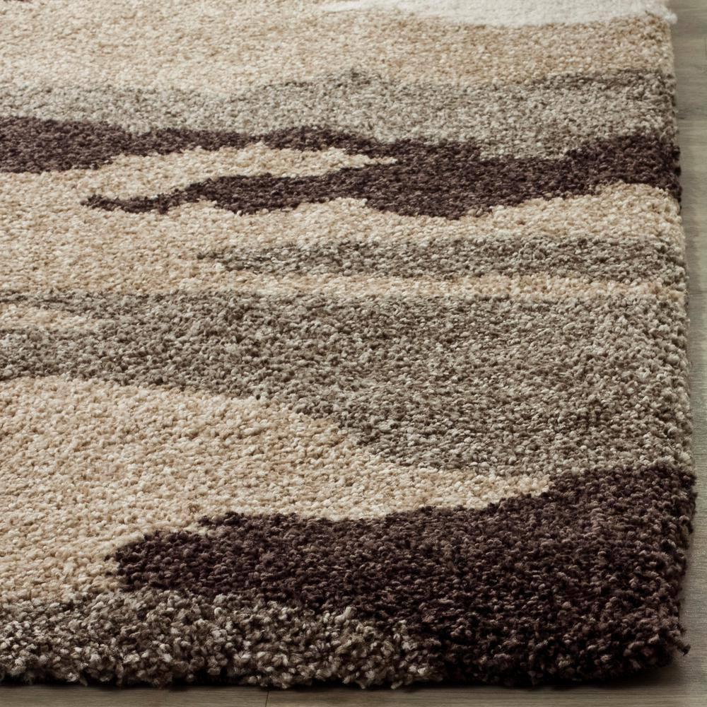 Florida Shag SG453 Power Loomed Indoor Area Rug - Beige/Multi - 8'x10' - Safavieh.