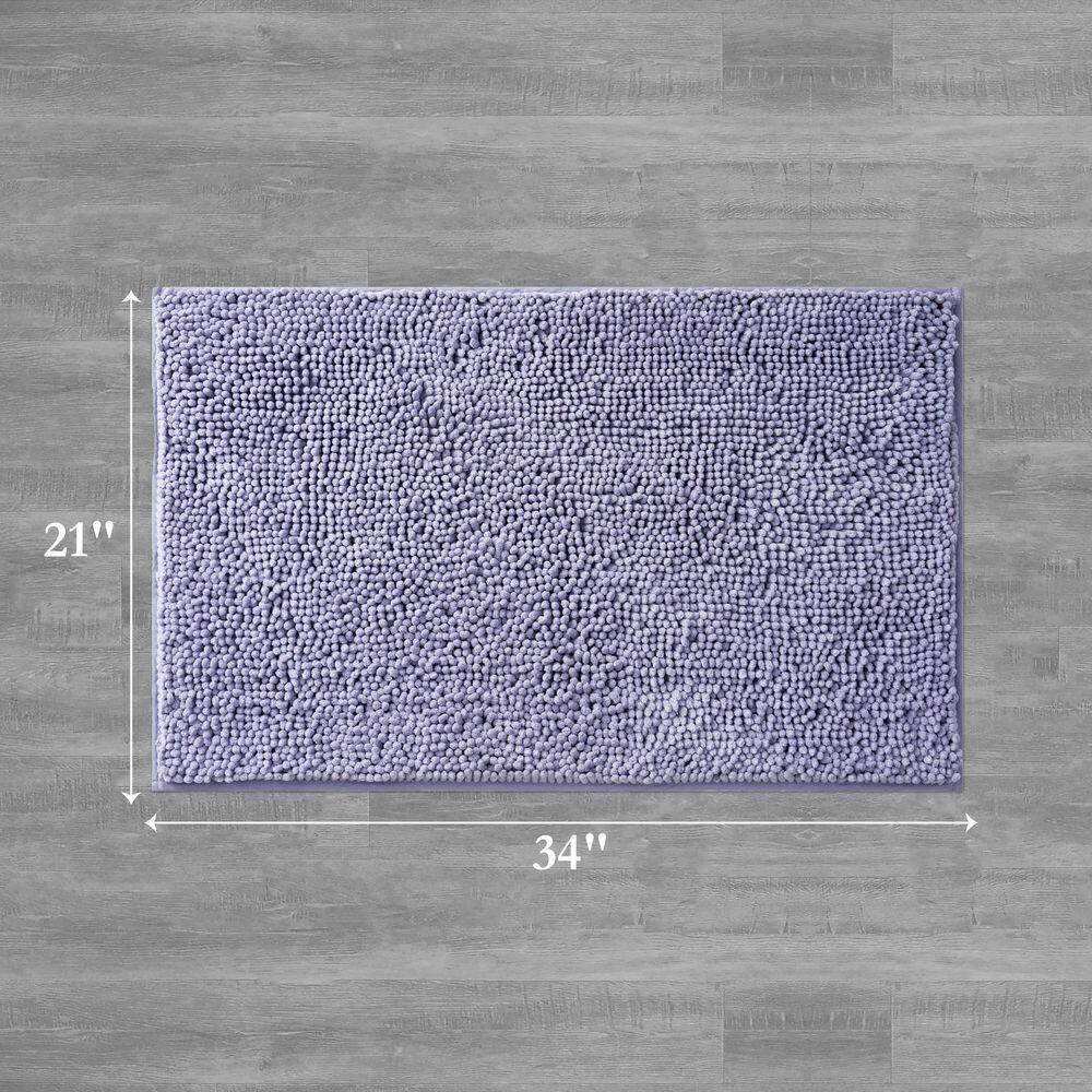 Resort Collection Chenille Plush Loop Bath Mats