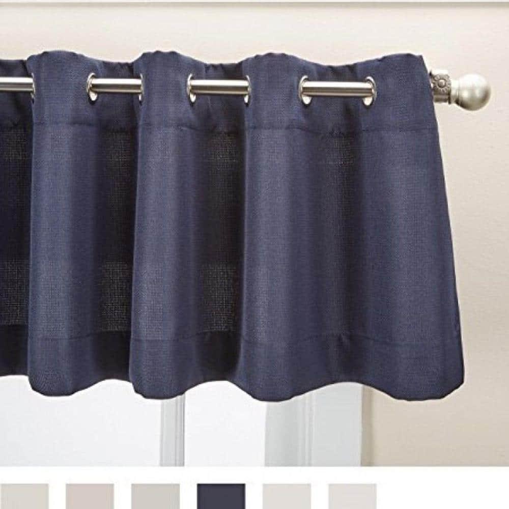 No. 918 Montego Window Curtain Valance/Kitchen Curtains, Set of 2, 56" x 24"