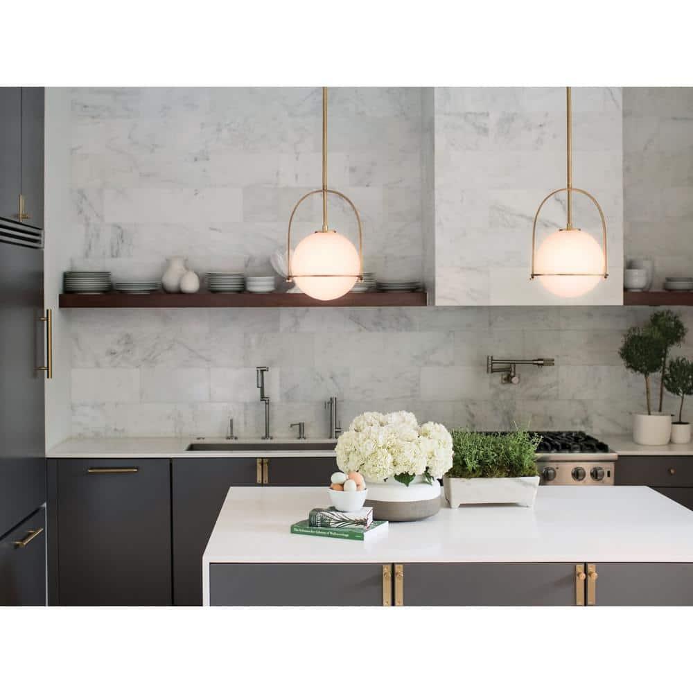Arie Single Light Glass Dimmable Pendant