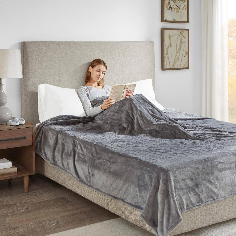 Beautyrest Heated Plush Blanket & Reviews | Wayfair