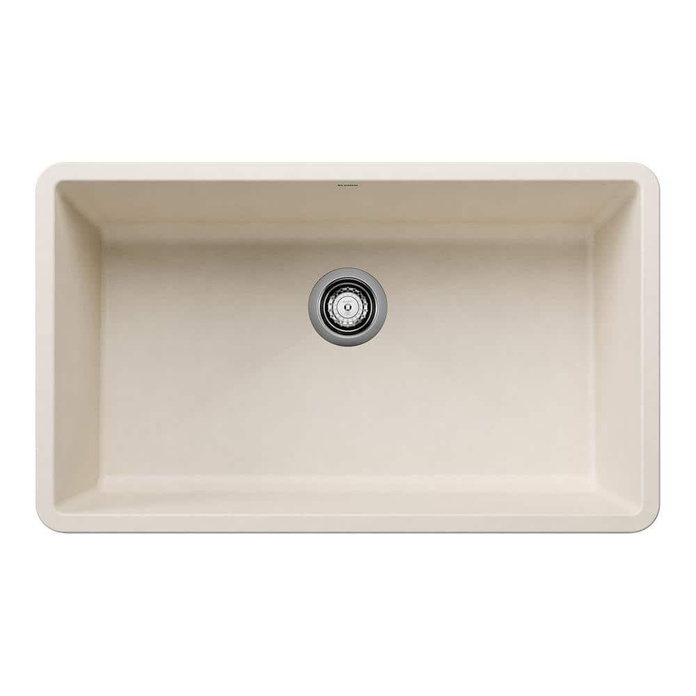 Precis SILGRANIT 32" L X 19" W Super Single Undermount Kitchen SInk