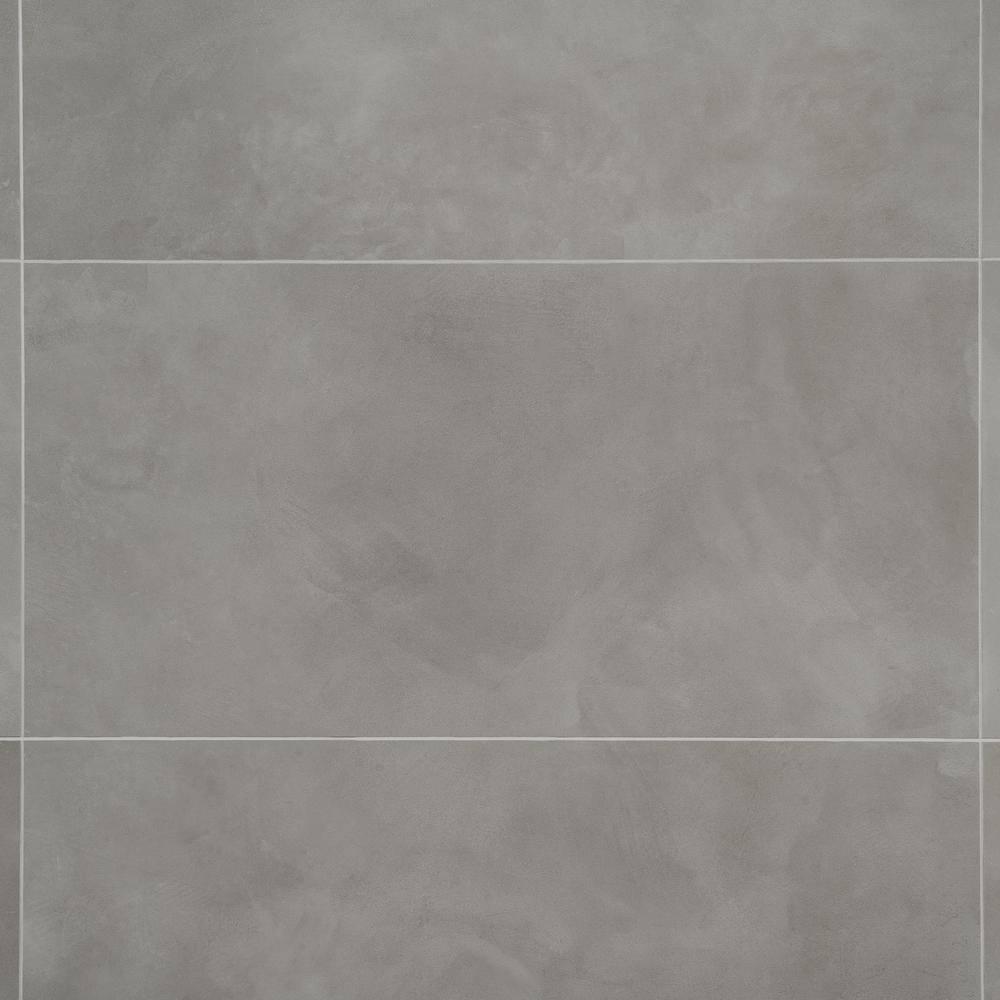 Bond Tile Ryx 15.74 in. x 31.49 in. Matte Porcelain Concrete Look Floor and Wall Tile (13.77 Sq. Ft. / Case)
