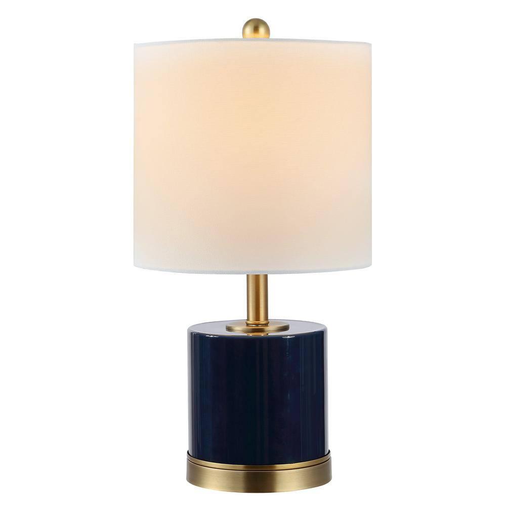 Jayce Table Lamp (Set of 2) - 20.5 Inch Height - TBL4309 - Navy Blue - Safavieh