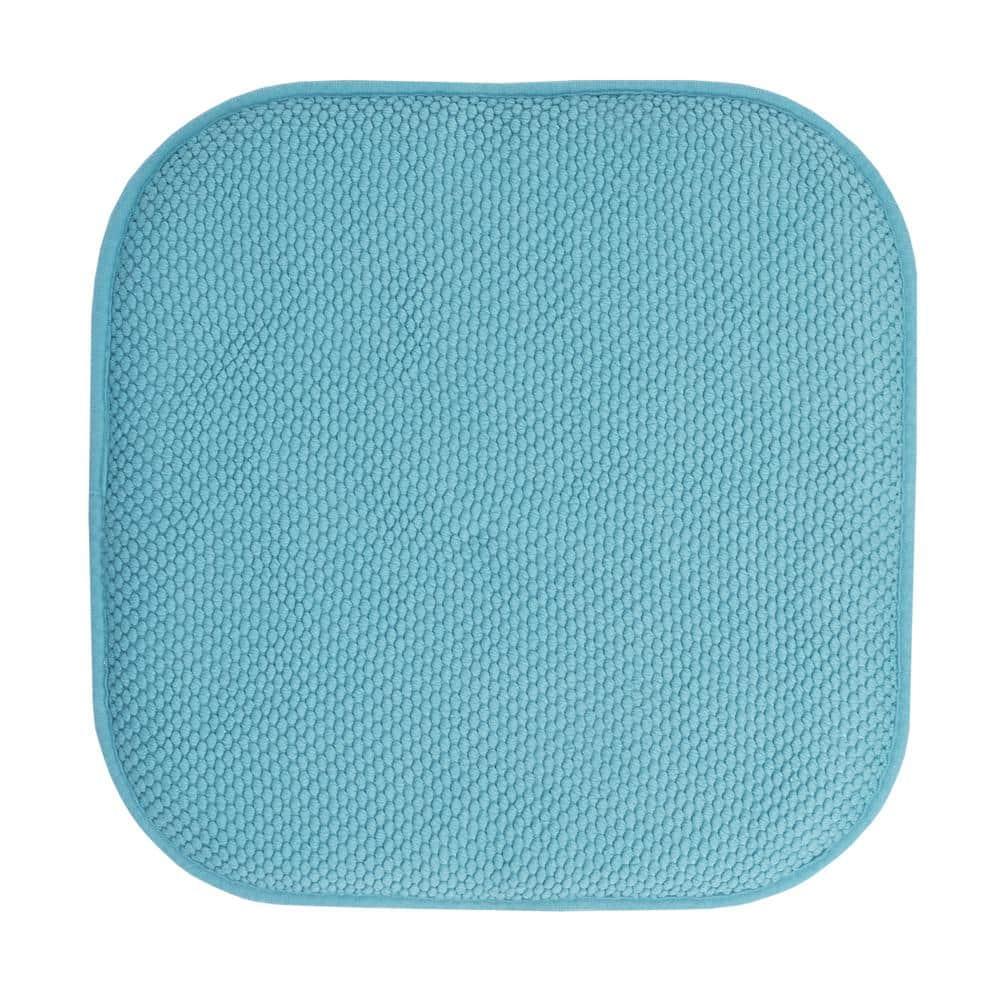 Memory Foam Honeycomb Non-Slip Back 16" x 16" Chair Cushion Pad 2, 4, 6, 12 Pack