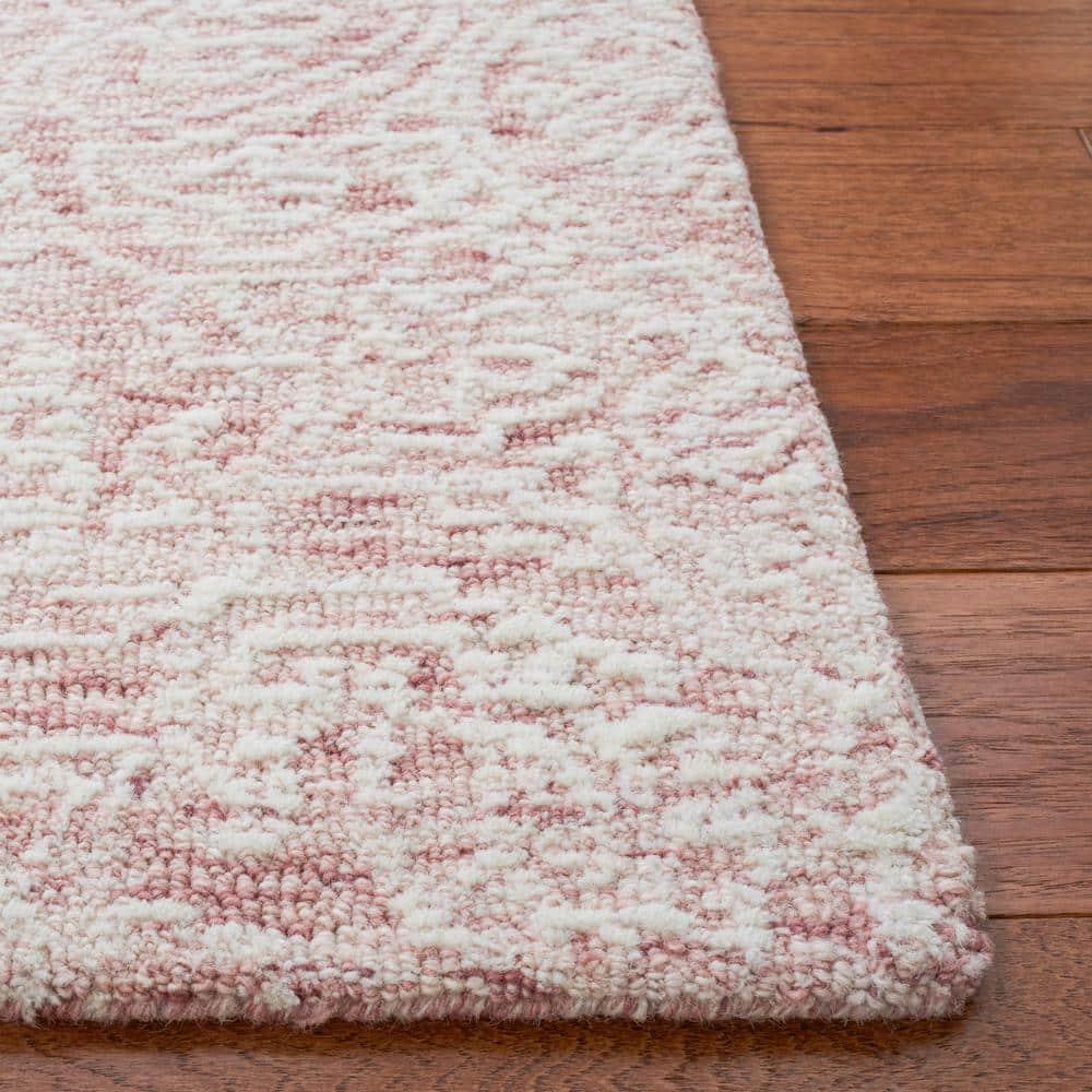 Metro MET998 Hand Tufted Indoor Area Rug - Pink/Ivory - 5'x8' - Safavieh