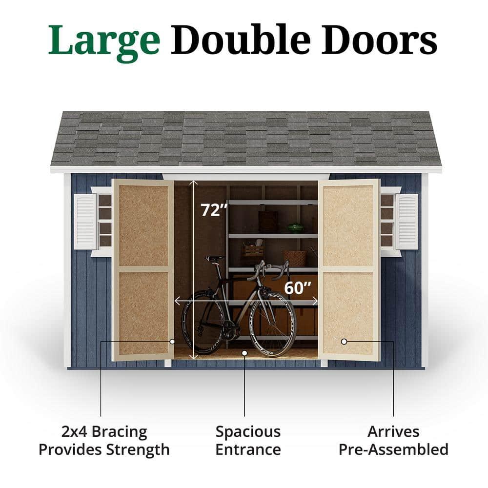 Little Cottage Co. Classic Workshop Outdoor Wood Storage Shed