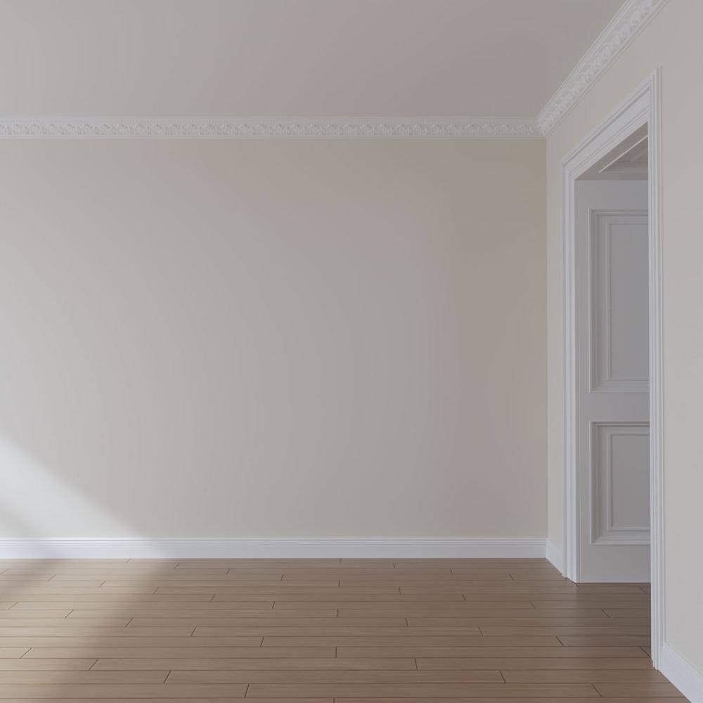 Ekena Millwork 4 1/2"H x 3 1/4"P x 5 1/2"F x 94 1/2"L Devon Crown Moulding