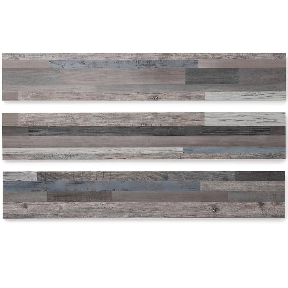 BaseCore 12mil x 6" W x 36" L Peel and Stick Luxury Vinyl Plank Flooring
