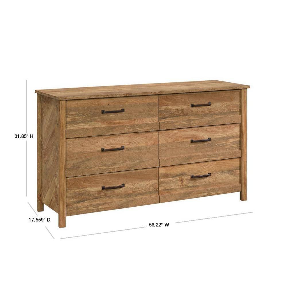 Sauder Cannery Bridge 6-Drawer Dresser Sma