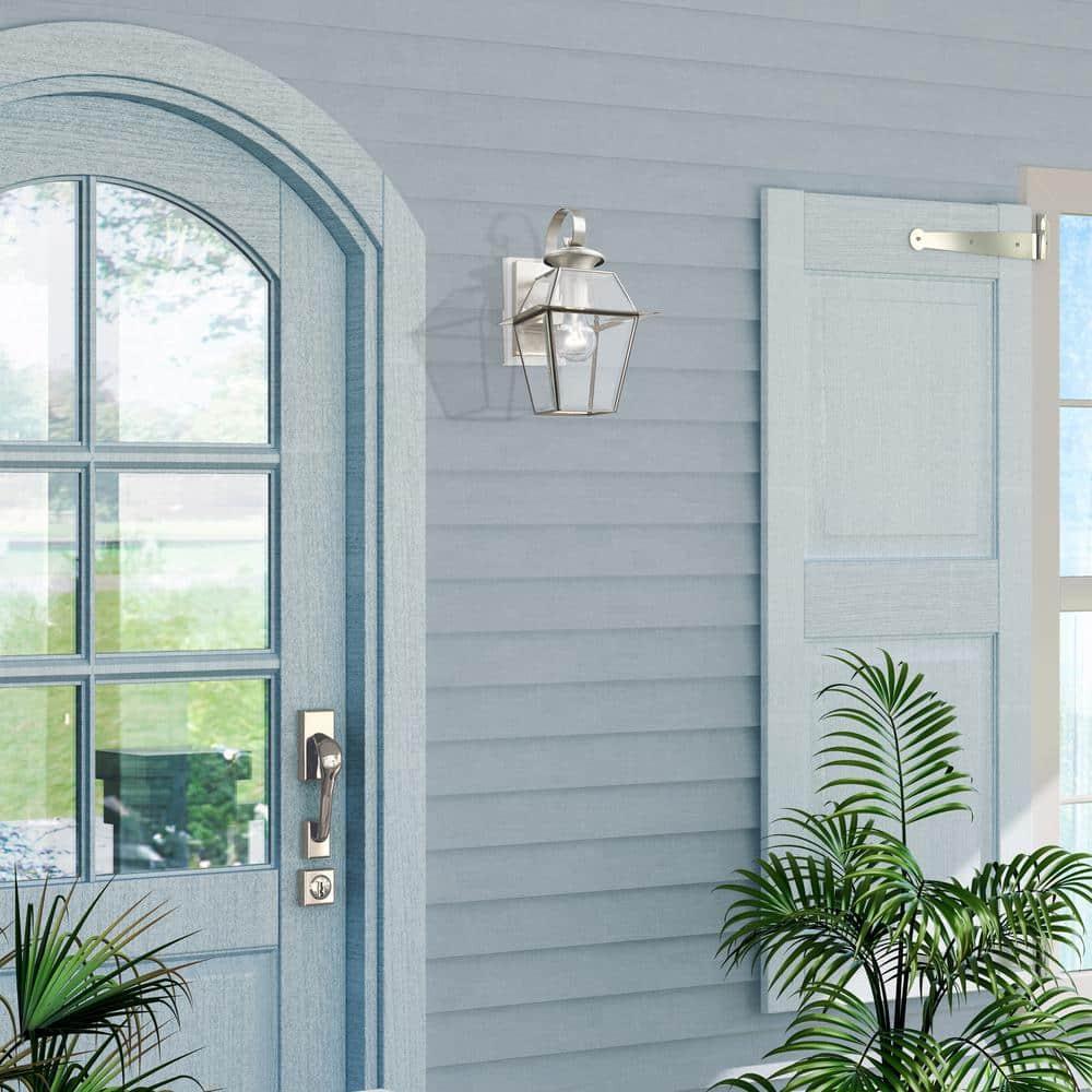 Livex Lighting Westover 1 - Light Wall Light in  Brushed Nickel