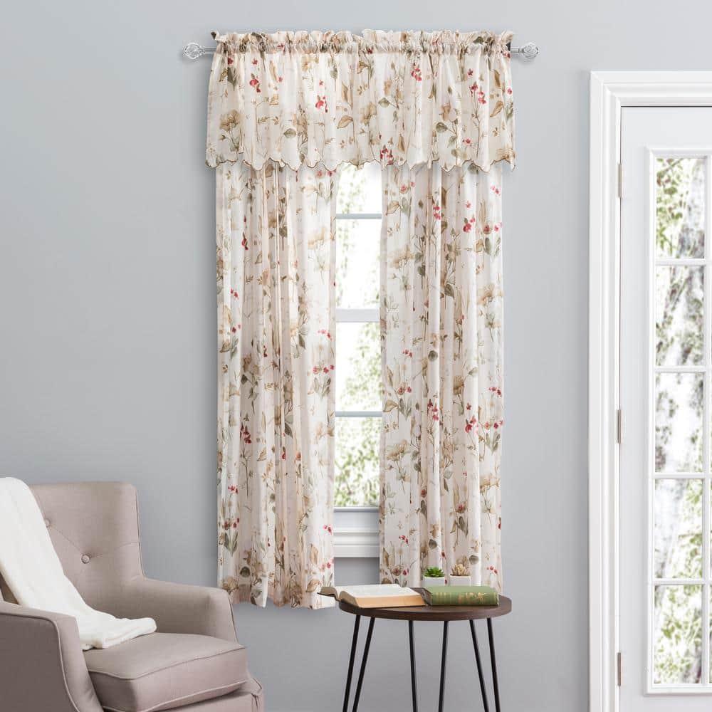 Ellis Curtain Sophia Rod Pocket Tailored Panel - 48x63", Multi