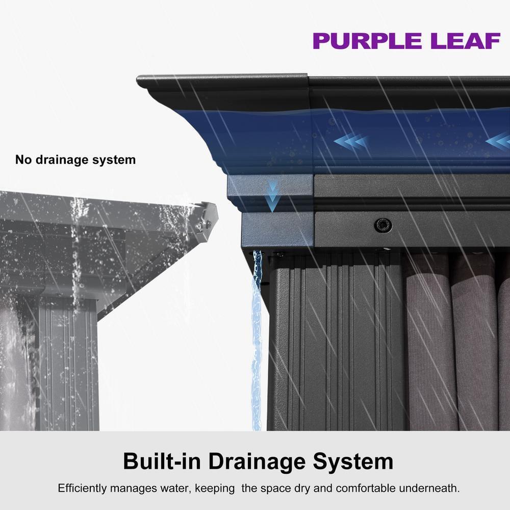 Purple Leaf Aluminum Patio Gazebo