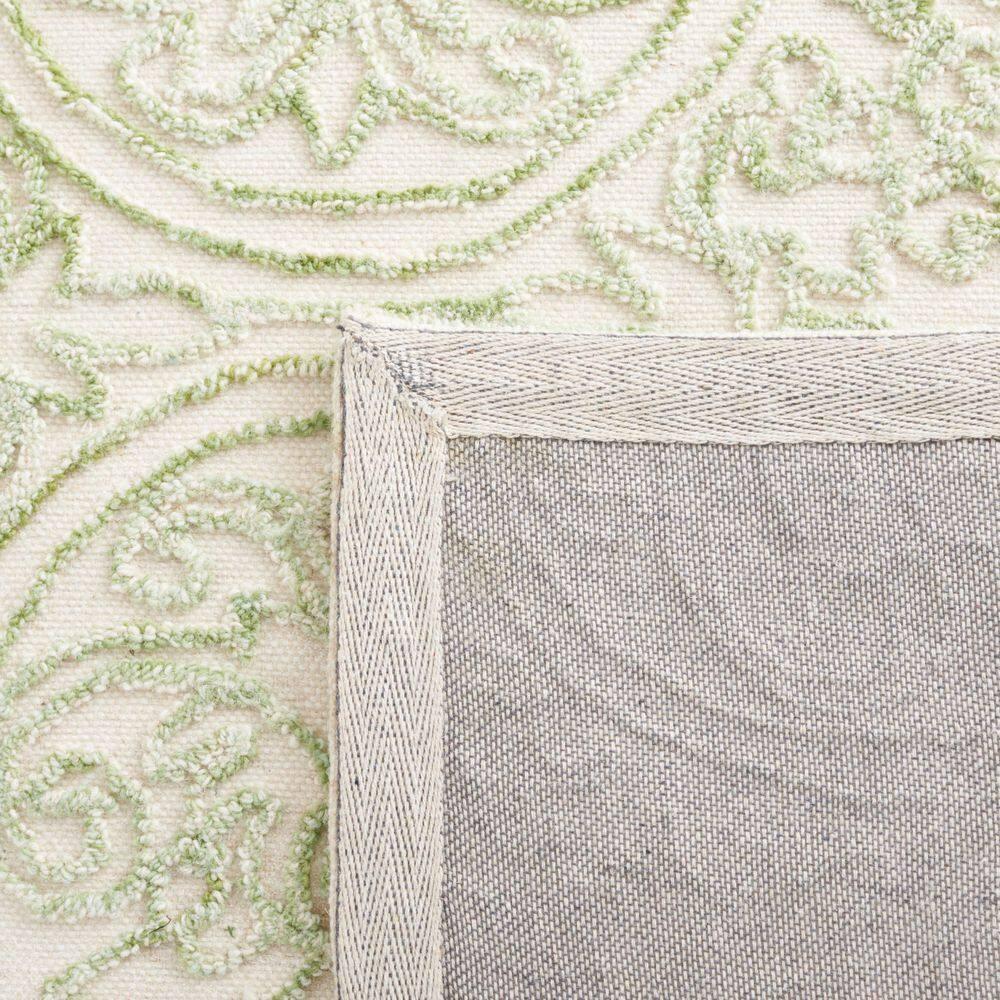 Martha Stewart Rugs Msr Trace Martha Stewart Hand Tufted Wool And Cotton With Latex Damask Rug