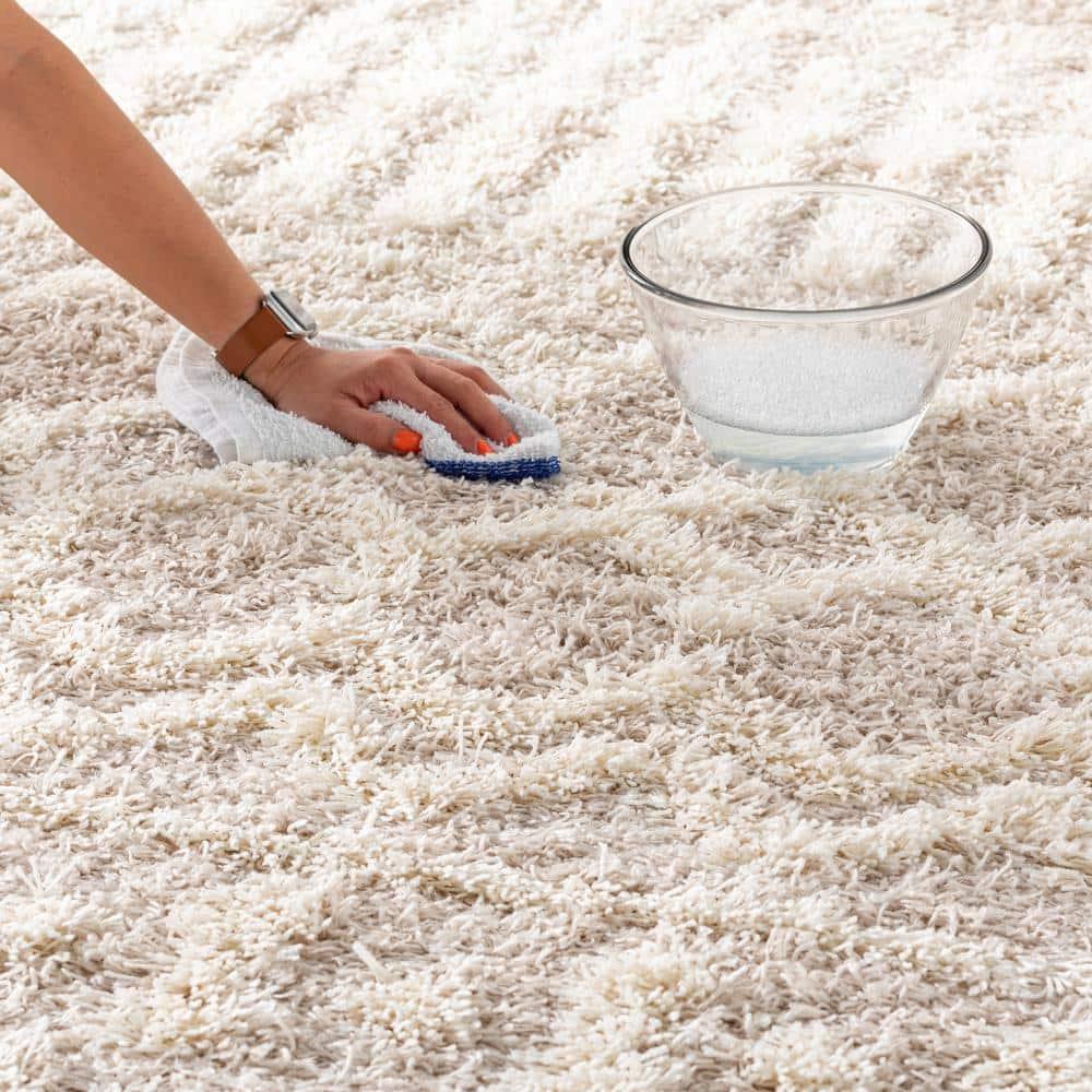 Livabliss Urban Shag Global Moroccan Area Rug,8'10" x 12',Beige