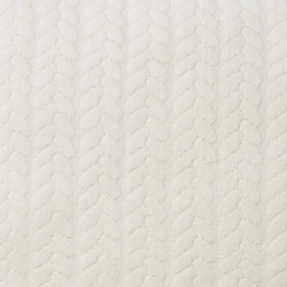 Nourison Life Styles Vertical Stripes Ivory 18" x 18" Throw Pillow Cover