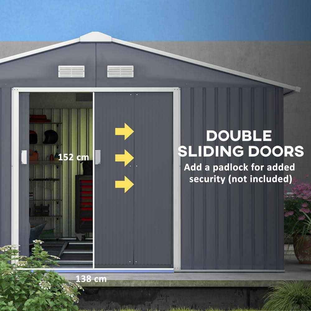 Outsunny Metal Storage Shed