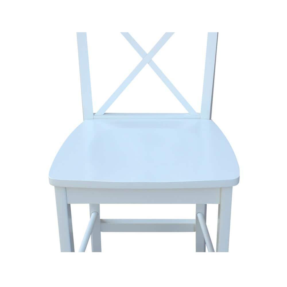 International Concepts X-Back Counter Height Stool - 24" Seat Height