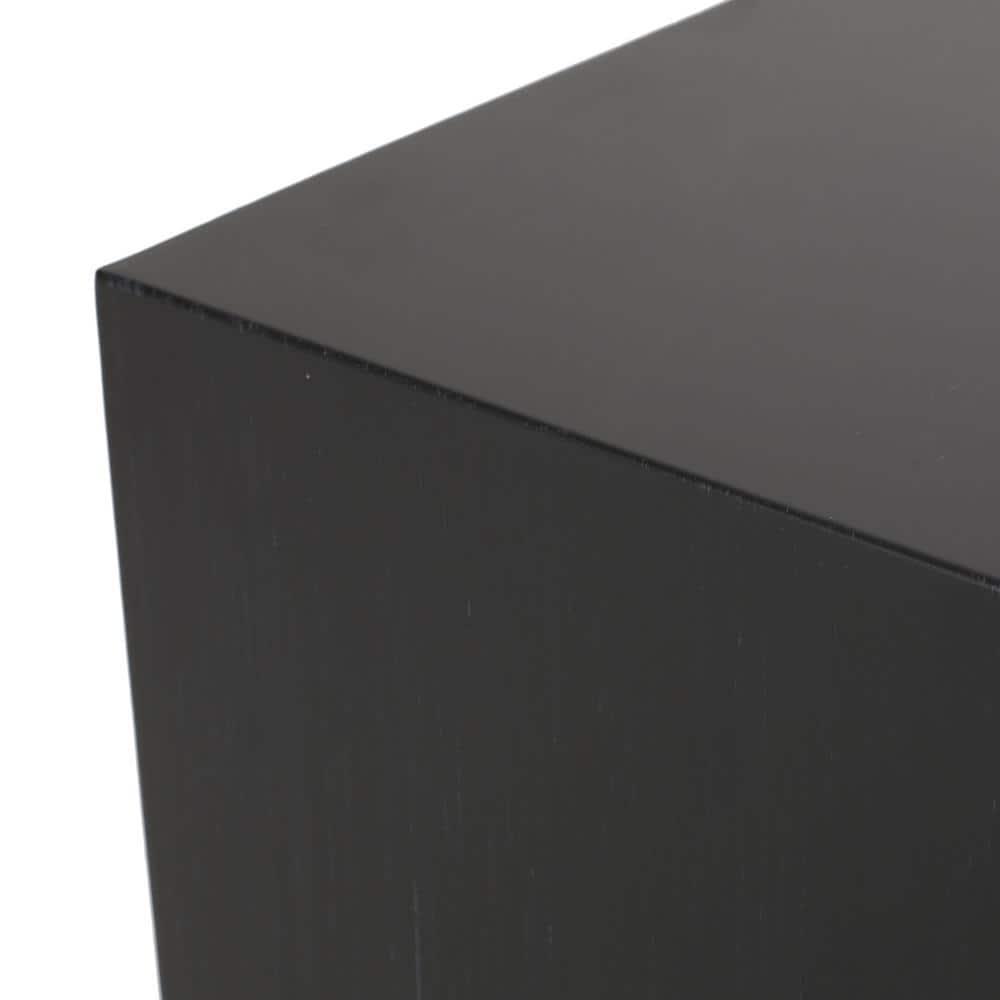 Outdoor Iron 40 Inch Square Fire Pit - 50,000 BTU,Dark Grey