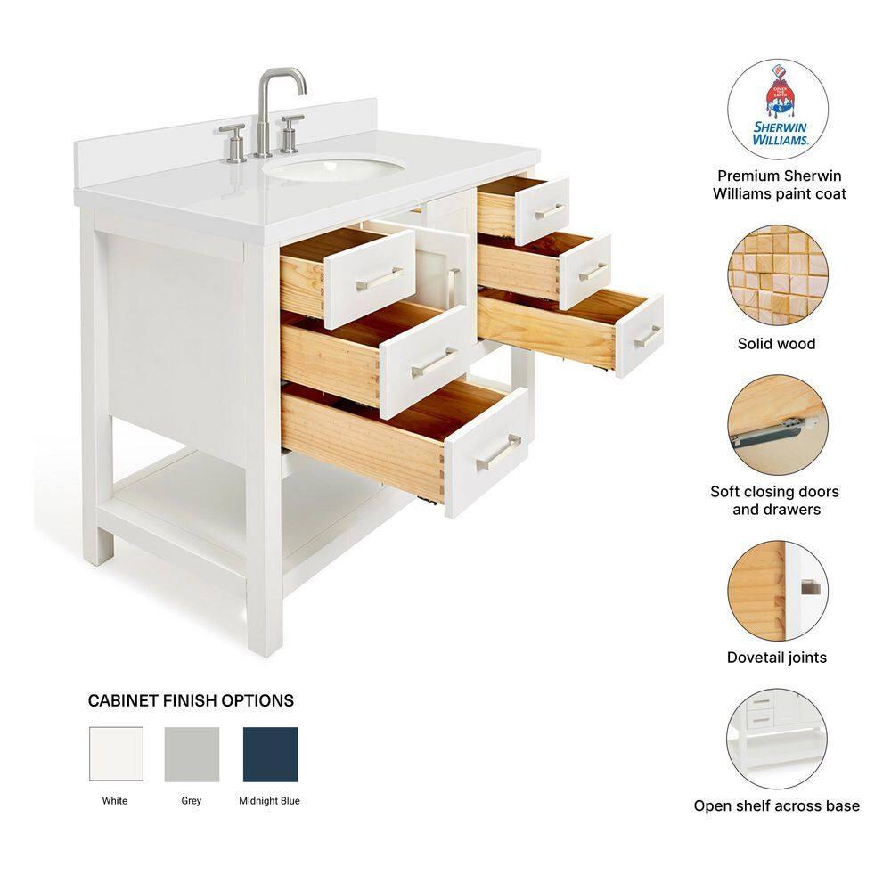 Magnolia 49" Single Bathroom Vanity Set