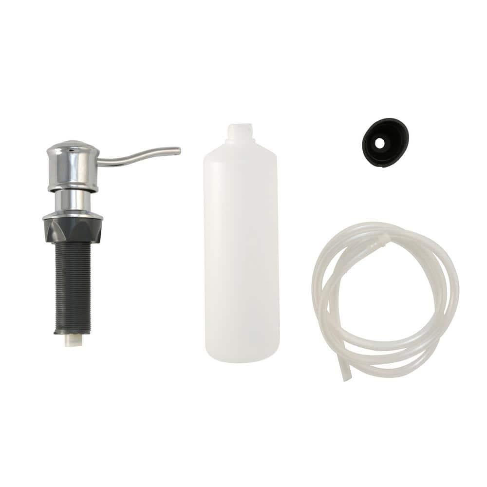 Soap Dispenser with Curved Nozzle in Chrome