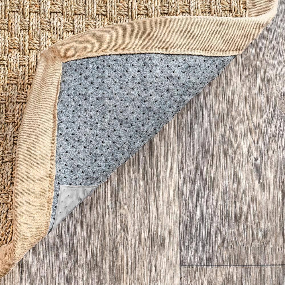 Nuloom Hesse Checker Weave Seagrass Indoor Area Rug, 2' 6" x 4', Natural