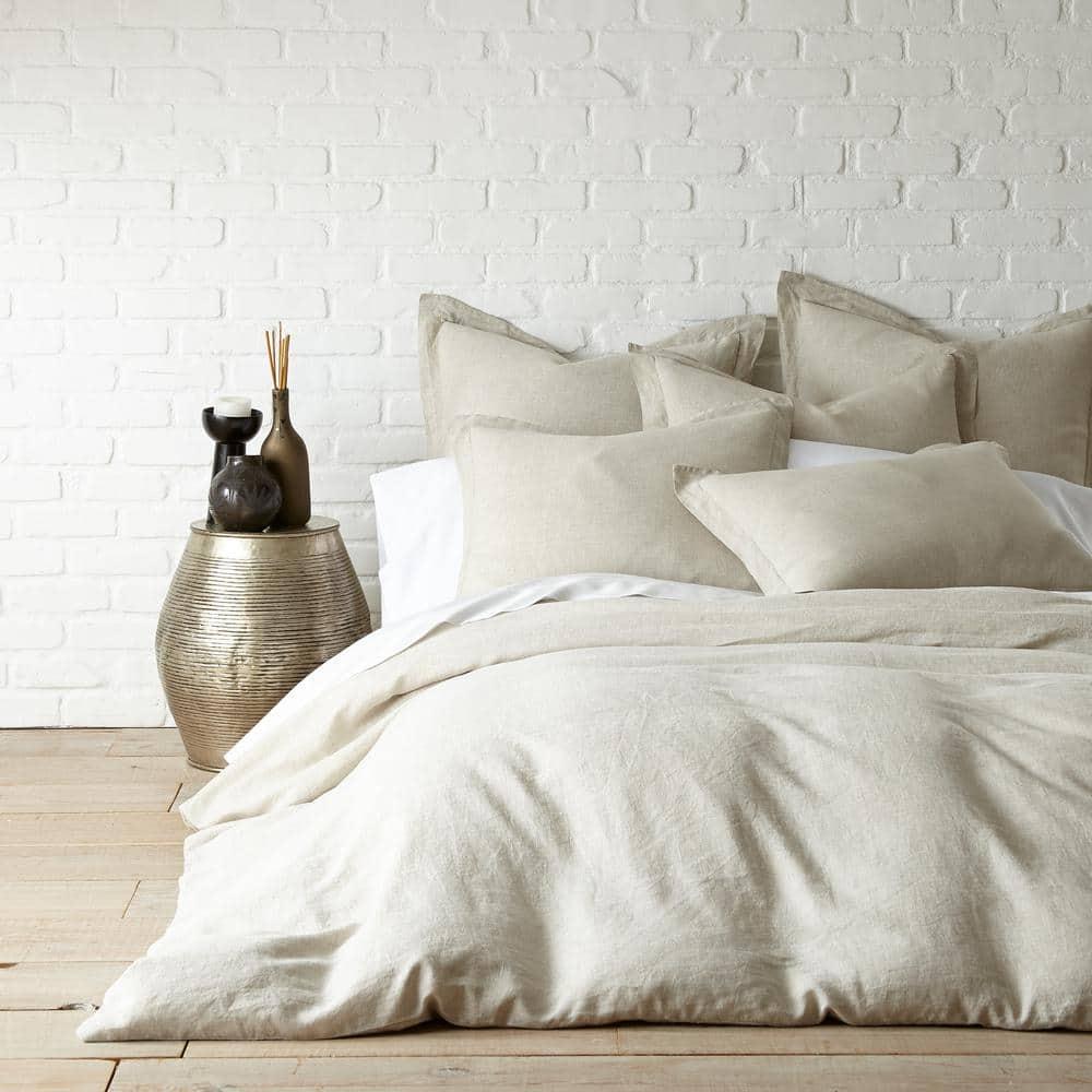 Washed Linen King Duvet Cover - Natural - Levtex Home