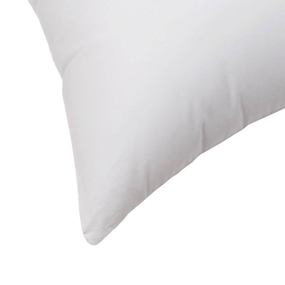 Allied Home Medium/Firm Euro Machine Washable Down Alternative Bed Pillow White