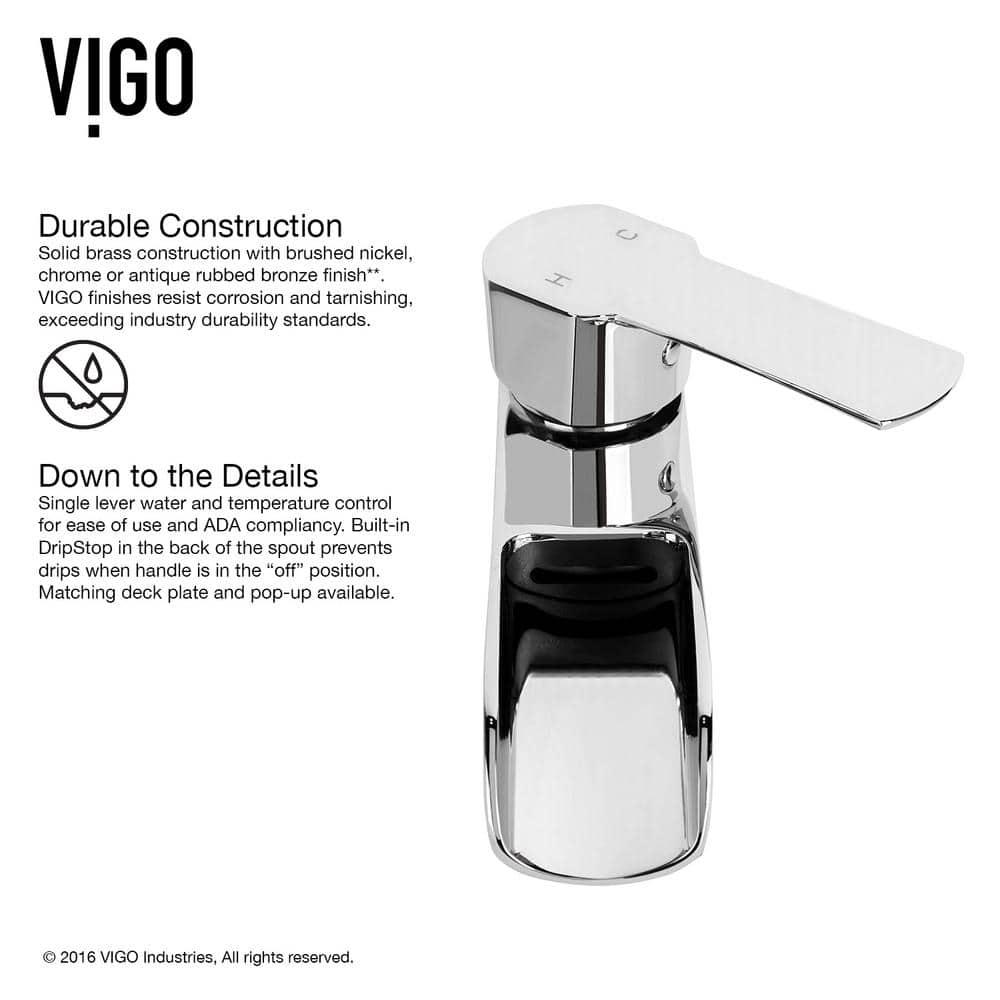 Niko 11" H Single Handle Vessel Sink Bathroom Faucetwith Pop-up Drain