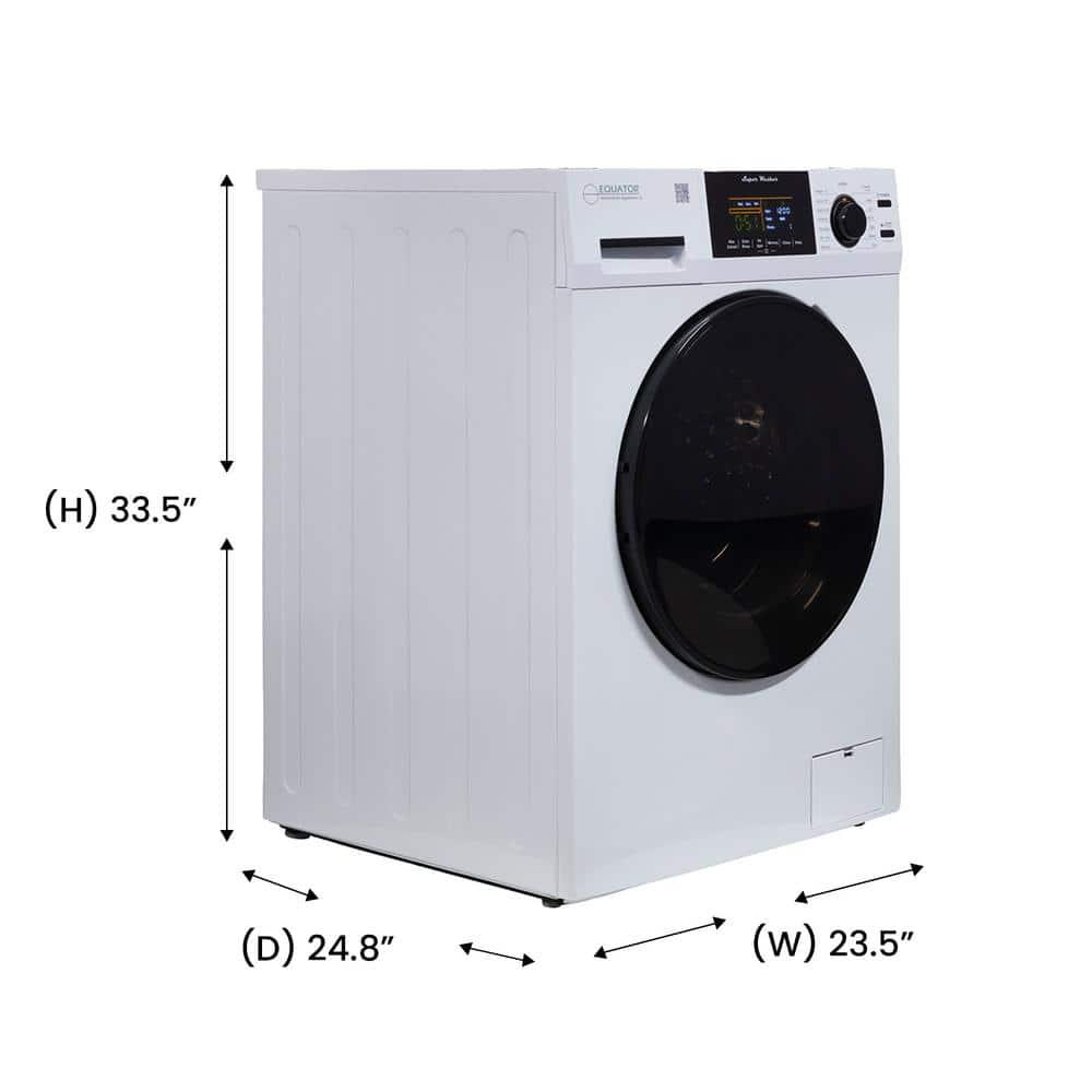 Equator DELUXE LAUNDRY SET Digital Washer 1.9cf 110V Vented Dryer 4cf 110V (Side by Side)