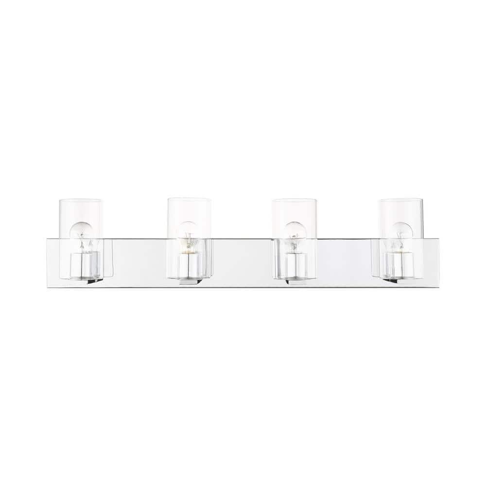 Livex Lighting Zurich 4 - Light Vanity in  Polished Chrome