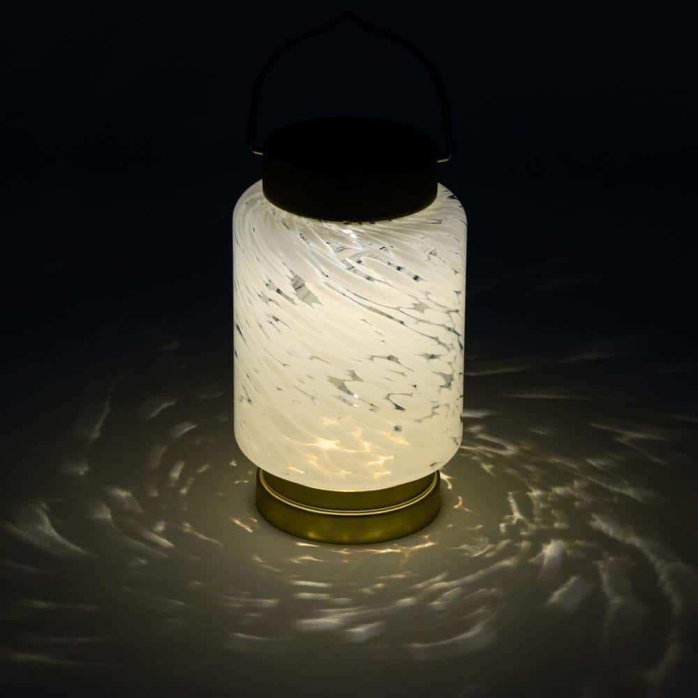 Allsop Home and Garden 7.5'' Solar Powered Integrated LED Outdoor Lantern