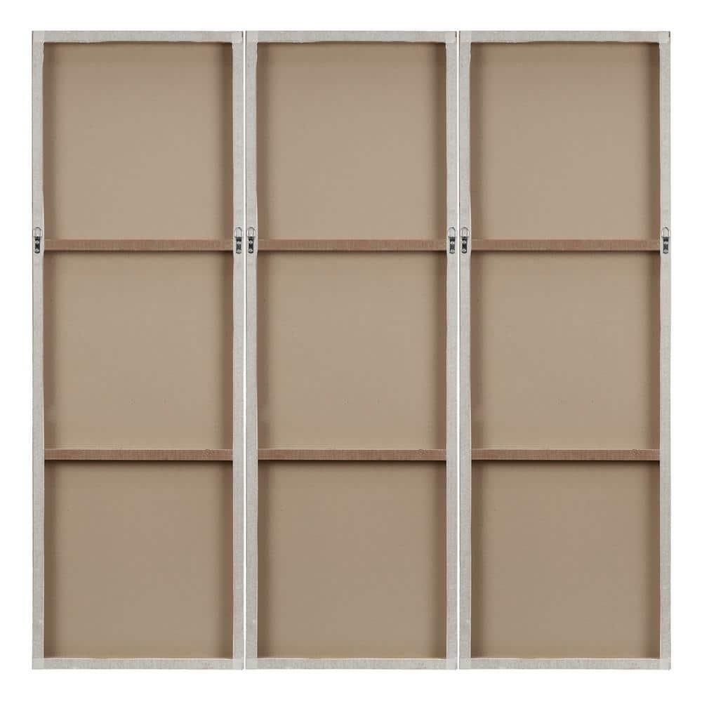 Madison Park Signature Sunburst 3-Piece Hand-Painted Resin Wall Art