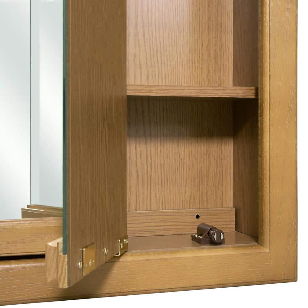 Richland 24-Inch Wood Medicine Cabinet in Nutmeg Oak