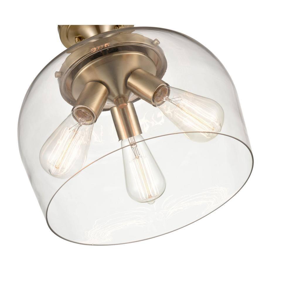 Cromkill Glass Semi Flush Mount