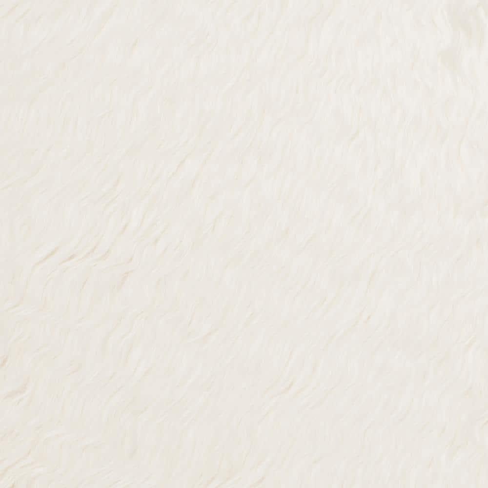 Faux Sheep Skin FSS115 Power Loomed Indoor Area Rug - Ivory - 5'x7' - Safavieh