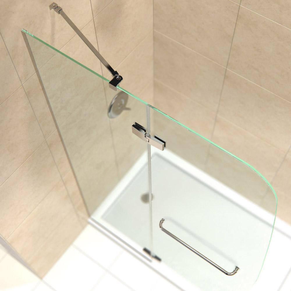 DreamLine DreamLine Aqua Ultra 32 in. D x 60 in. W x 74 3/4 in. H Frameless Shower Door DL-6521R-88-01