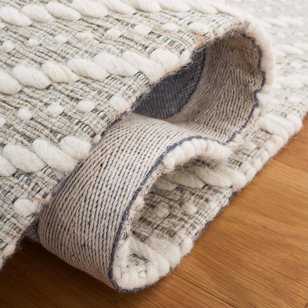 Marbella MRB324 Hand Woven Indoor Area Rug - Ivory/Beige - 8'x10' - Safavieh