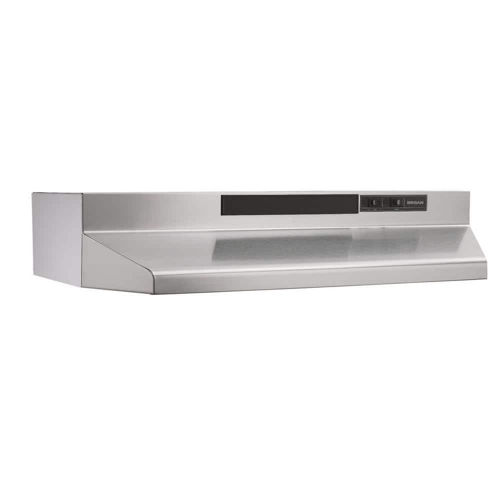 Broan NuTone Broan NuTone 24" Steel 190 CFM Convertible Under Cabinet Range Hood with Mesh Filter F402404