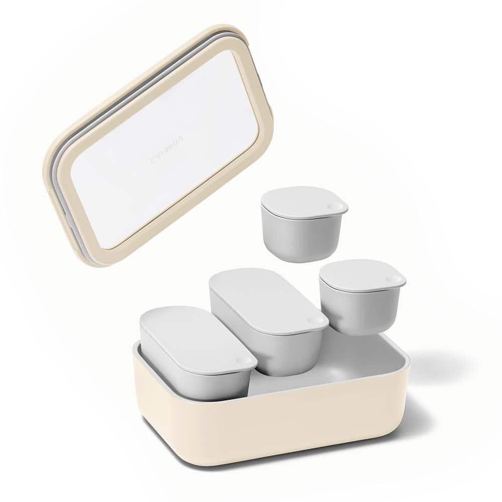 Caraway Home Dot 4-Piece Food Storage Container with Lid